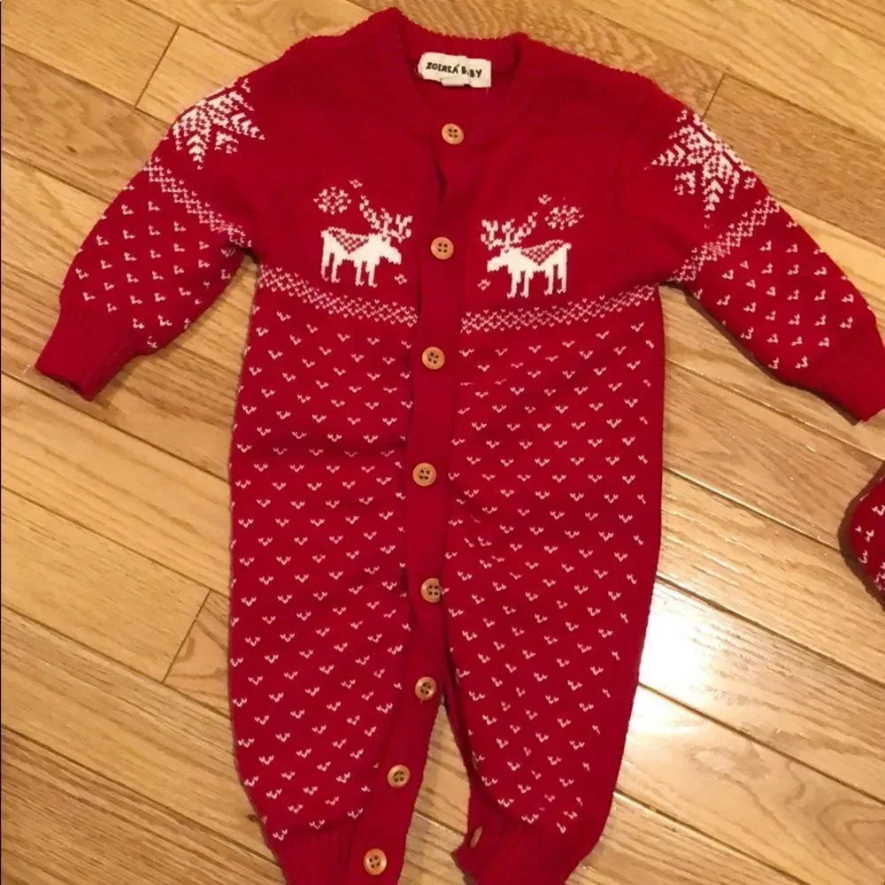 🎄 Little Reindeer Cotton PJs 🦌